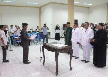 Sangadi Antar Waktu Dumoga dan Motabang Dilantik