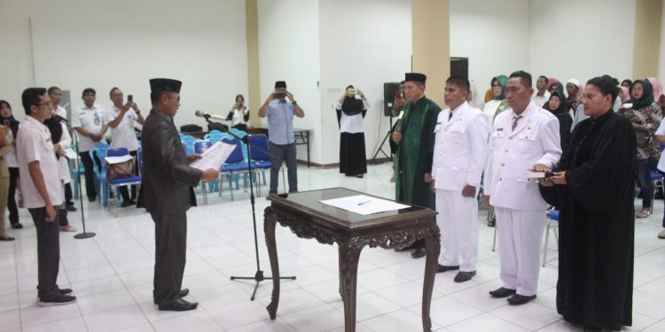 Sangadi Antar Waktu Dumoga dan Motabang Dilantik
