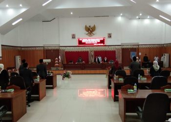 DPRD Bolsel Gelar Paripurna Laporan Hasil Reses Tahap I
