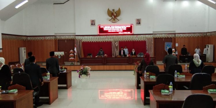 DPRD Bolsel Gelar Paripurna Laporan Hasil Reses Tahap I