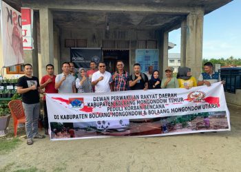 DPRD Boltim Ulurkan Tangan Bantu Korban Bencana Bolmut