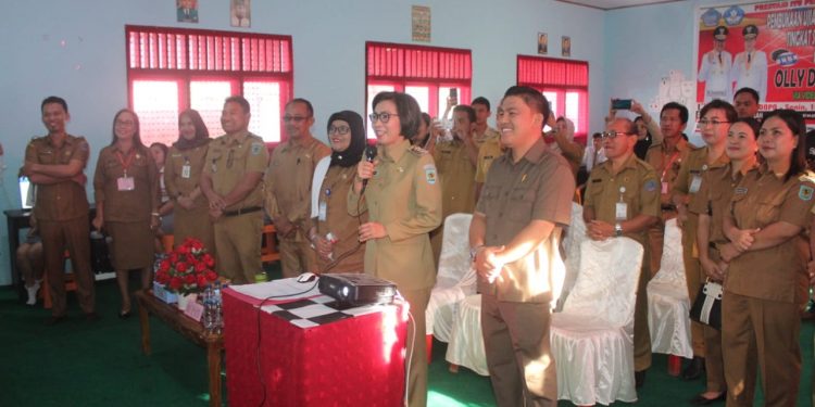 Lewat Teleconference Dengan Wagub Sulut, Yasti Laporkan Perkembangan Terkini Bolmong