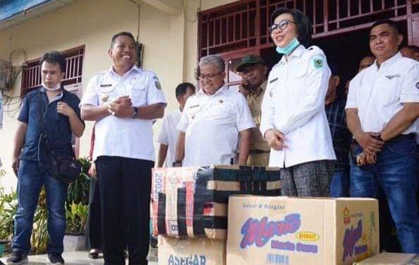 Data BPBD Bolmong, Bantuan Bencana di Kecamatan Sangtombolang Melebihi Kebutuhan