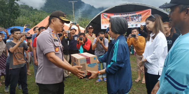 Data BPBD Bolmong, Bantuan Bencana di Kecamatan Sangtombolang Melebihi Kebutuhan