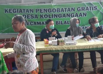 Dinkes Bolmong Beri Pengobatan Gratis Masyarakat Kolingangaan