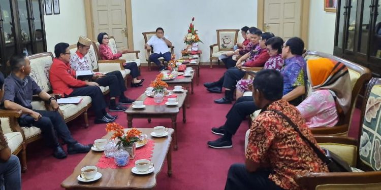 Bupati Bolsel Hadiri Rapat Penanganan PETI bersama Gubernur Sulut