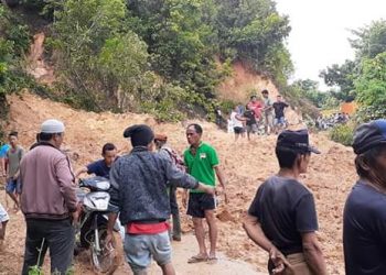 Lagi, Jalan Trans Sulawesi di Bolmut Longsor. Berikut Lokasinya