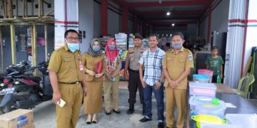 Disperindagkop UKM Bersama Polres Bolsel Awasi Ketersedian Bahan Pokok