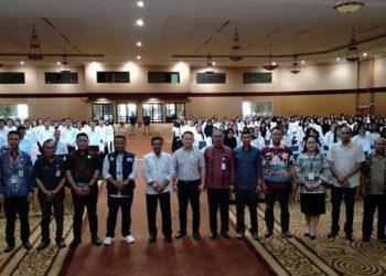 Sehan Landjar Buka Ujian Tes SKD CPNS Boltim