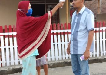 Pemdes Tolondadu II Gandeng Puskesmas Bolaang Uki Lawan Covid-19