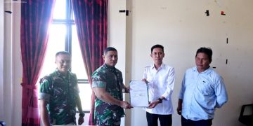 Bupati Bolsel Teken NPHD Dengan Danrem 131 Santiago Manado