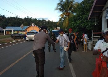 Aleg Bolmut Suport Tim Gugus Tugas Jaga di Wilayah Perbatasan