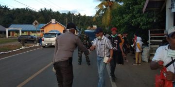 Aleg Bolmut Suport Tim Gugus Tugas Jaga di Wilayah Perbatasan