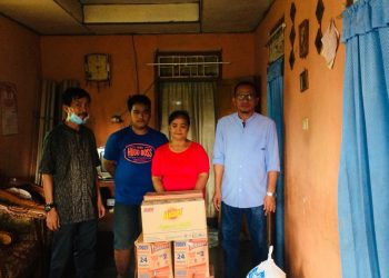 Dinsos Bolmong Bantu Korban Kebakaran di Desa Mopait