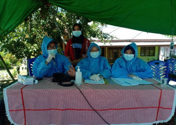 Perbatasan Boltim Dan KK Terus Maksimalkan Penjagaan Oleh Tim Gugus Tugas