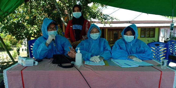 Perbatasan Boltim Dan KK Terus Maksimalkan Penjagaan Oleh Tim Gugus Tugas