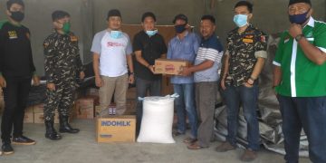 Ansor dan Kadin Kotamobagu Bagikan 1.200 Paket Sembako