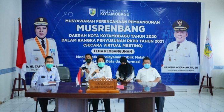 Pemkot Kotamobagu Gelar Musrenbang Secara Online
