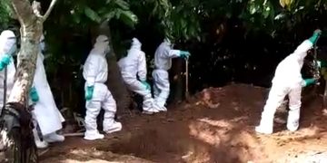 Pasien PDP Asal Bolmut Yang Meninggal di RSUD Kotamobagu, Dikebumikan Standar SOP Covid-19