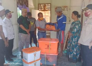 Ali Pakaya, Korban Longsor Terima Bantuan Dari Pemda Bolsel