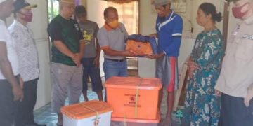 Ali Pakaya, Korban Longsor Terima Bantuan Dari Pemda Bolsel