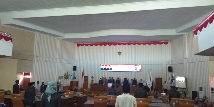 DPRD Bolmut Gelar Paripurna Penyampaian LKPJ Bupati Tahun 2019