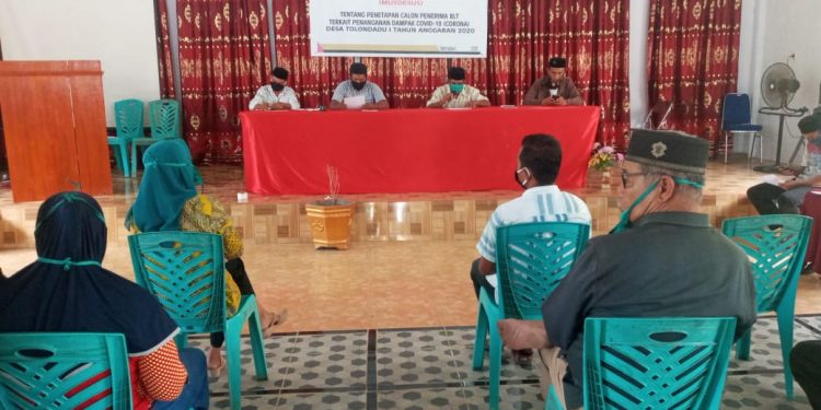 Tolondadu I Gelar Musdesus Penetapan Penerima BLT