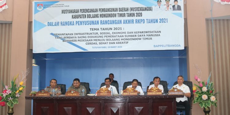 Sehan Landjar Buka Kegiatan Musrembang Tingkat Kabupaten