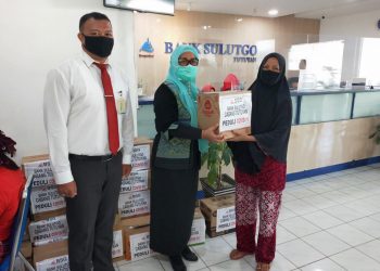 Pensiunan PNS Boltim Ucapkan Terima Kasih Kepada Bank SulutGo Cabang Tutuyan
