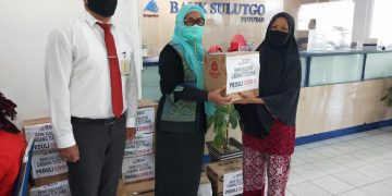 Pensiunan PNS Boltim Ucapkan Terima Kasih Kepada Bank SulutGo Cabang Tutuyan