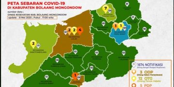 Berikut Data Terbaru Notifikasi, OTG, ODP dan PDP di Bolmong