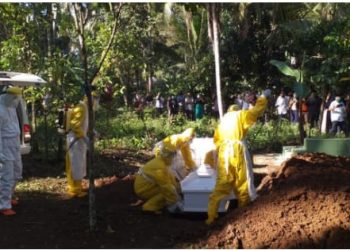 PDP Asal Bolmong Yang Meninggal, Dimakamkan Sesuai Protap Covid-19