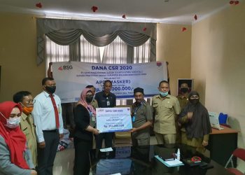 Cegah Covid-19, Bank SulutGo Cabang Tutuyan Serahkan Bantuan APD Dan CSR Ke Pemda Boltim