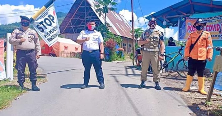Perketat Penjagaan, Pemkab Bolmong Tambah Dua Pos Pemeriksaan
