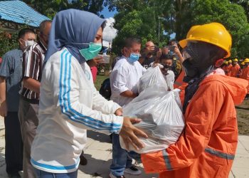 234 Pasukan Orange Kotamobagu Diberi Bantuan