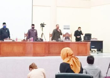 DPRD Bolmong Gelar Paripurna  LKPJ Secara Daring