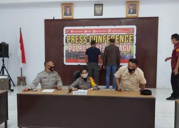 Pelaku PETI Tanoyan Lengkap Dengan Peralatan Diamankan Polres Kotamobagu