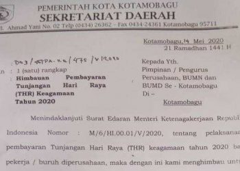 Pemkot Imbau Perusahaan Segera Bayar THR Buruh
