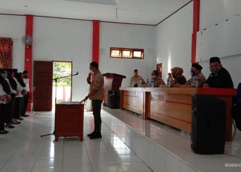 Pengawas Kelurahan Desa se-Bolsel Resmi Dilantik