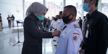 Rombak Kabinet, Tatong Lantik 169 Pejabat Struktural Kotamobagu