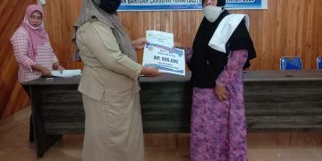 Penyaluran BLT Bilalang II Berlangsung Tertib dan Memperhatikan Protokol Kesehatan