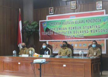 Tahlis Pimpin Rembuk Stunting Kabupaten Bolmong