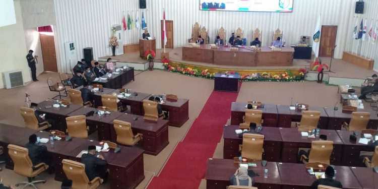 Ranperda Pertanggungjawaban APBD 2019 Resmi Diparipurnakan DPRD Bolmut