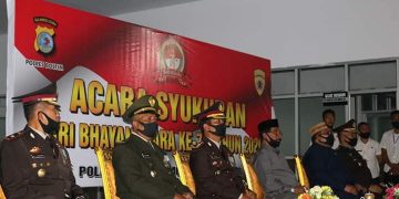 Polres Boltim Syukuran HUT Bhayangkara Ke-74 Secara Virtual