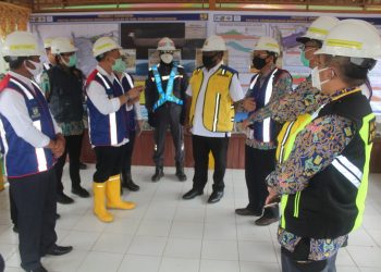 Wamen PUPR RI Pantau Progres Pembangunan Bendungan Lolak