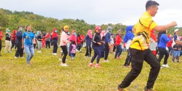 Diikuti Warga Desa Tote, Pemerintah Kecamatan Bolbar Sukses Gelar Jumat Sehat