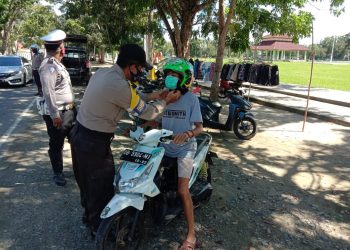 Polsek Urban Kaidipang Gelar Sosialisasi Kamseltibcarlantas