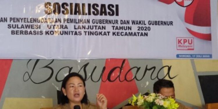 KPU Bolmut Gelar Sosialisasi Bagi Basis Komunitas Tingkat Kecamatan