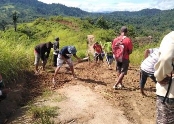 Jalan Perkebunan Ratapinang, Momara, Air Jatung Butuh Sentuhan Pemda Bolmut