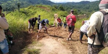 Jalan Perkebunan Ratapinang, Momara, Air Jatung Butuh Sentuhan Pemda Bolmut